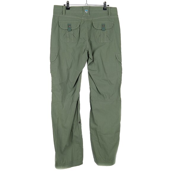 Kuhl Green Hiking Pants Legendary Style 6065 Roll Tab Camping Women's 10 - Picture 4 of 6